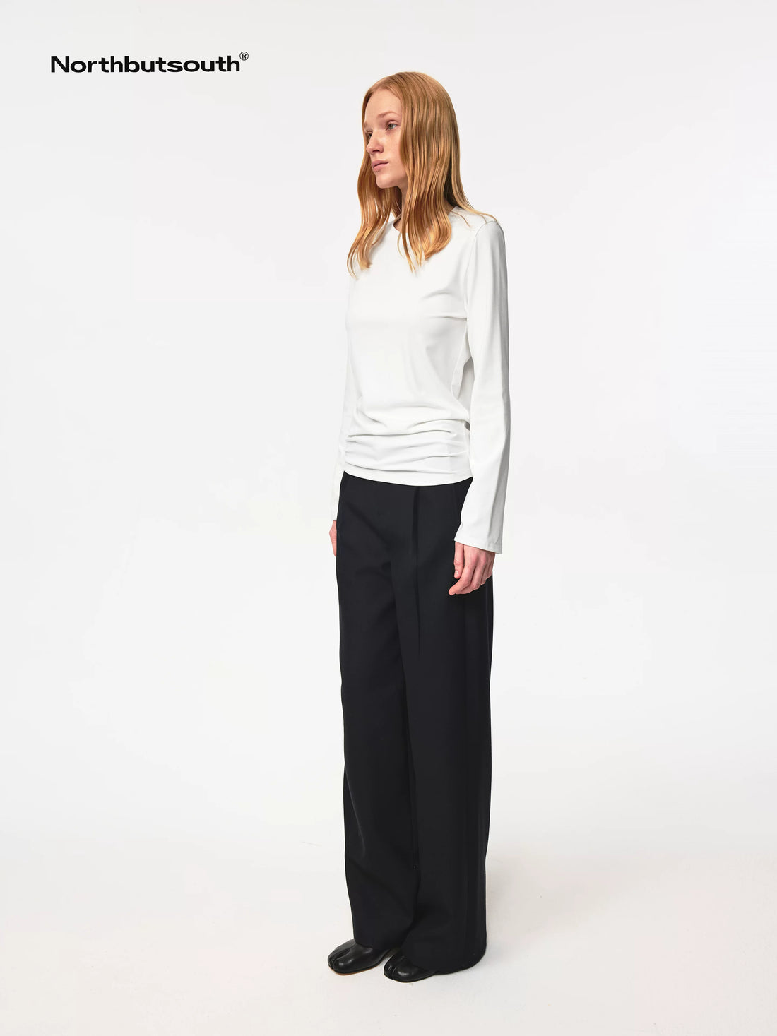 Layered Hem Straight Shoulder Women&