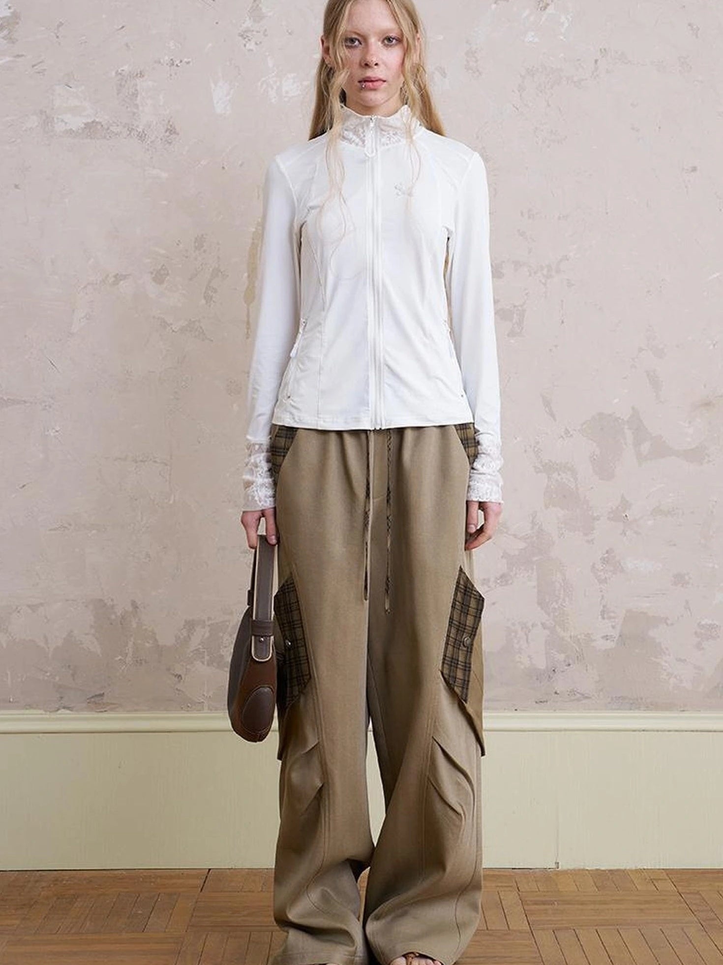 Layered Puppy Embroidery Lace Sunshirt