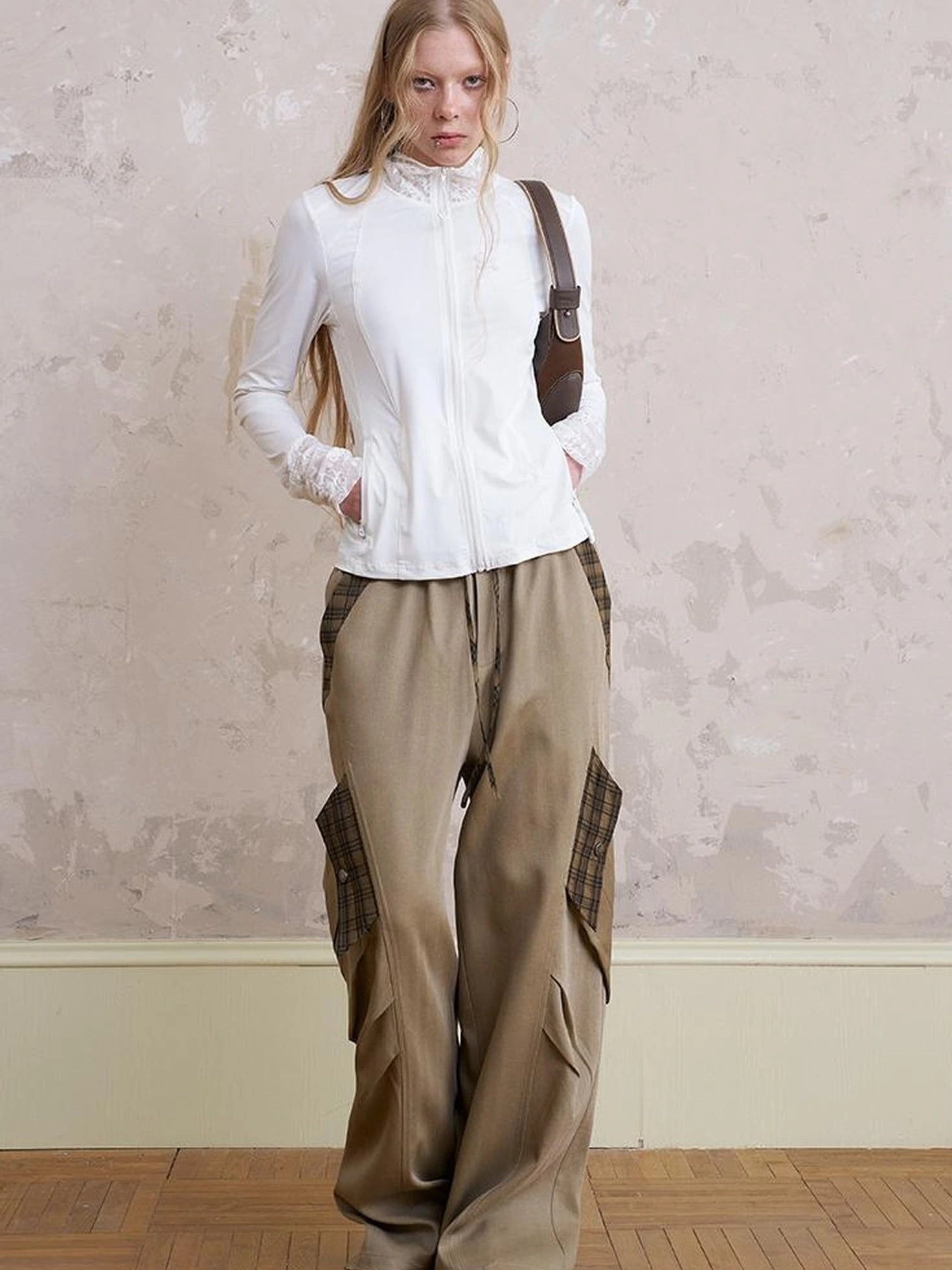 Layered Puppy Embroidery Lace Sunshirt