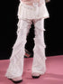 WSW WUSHENWU Lazy Ballet Lace Culottes Original Design Cream White
