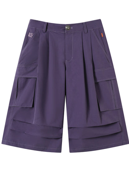 Lazy Point Casual Pleated Wide Leg Pants