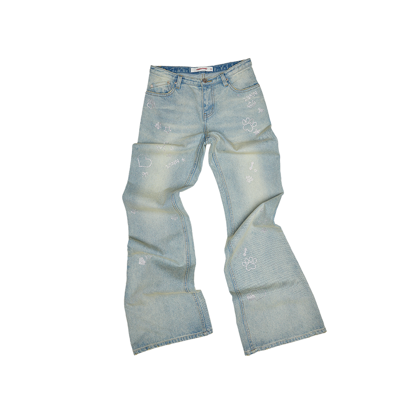 Light Blue Flared Jeans For Womenjeans