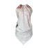 YOSHUYUKI Printed Scarf Halter Neck Slip Top