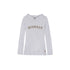 Achihara Summer Cool Long Sleeve Hooded Split Hem T Shirt