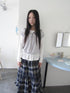 ang project Vintage Lace Up Layered Two Piece Set
