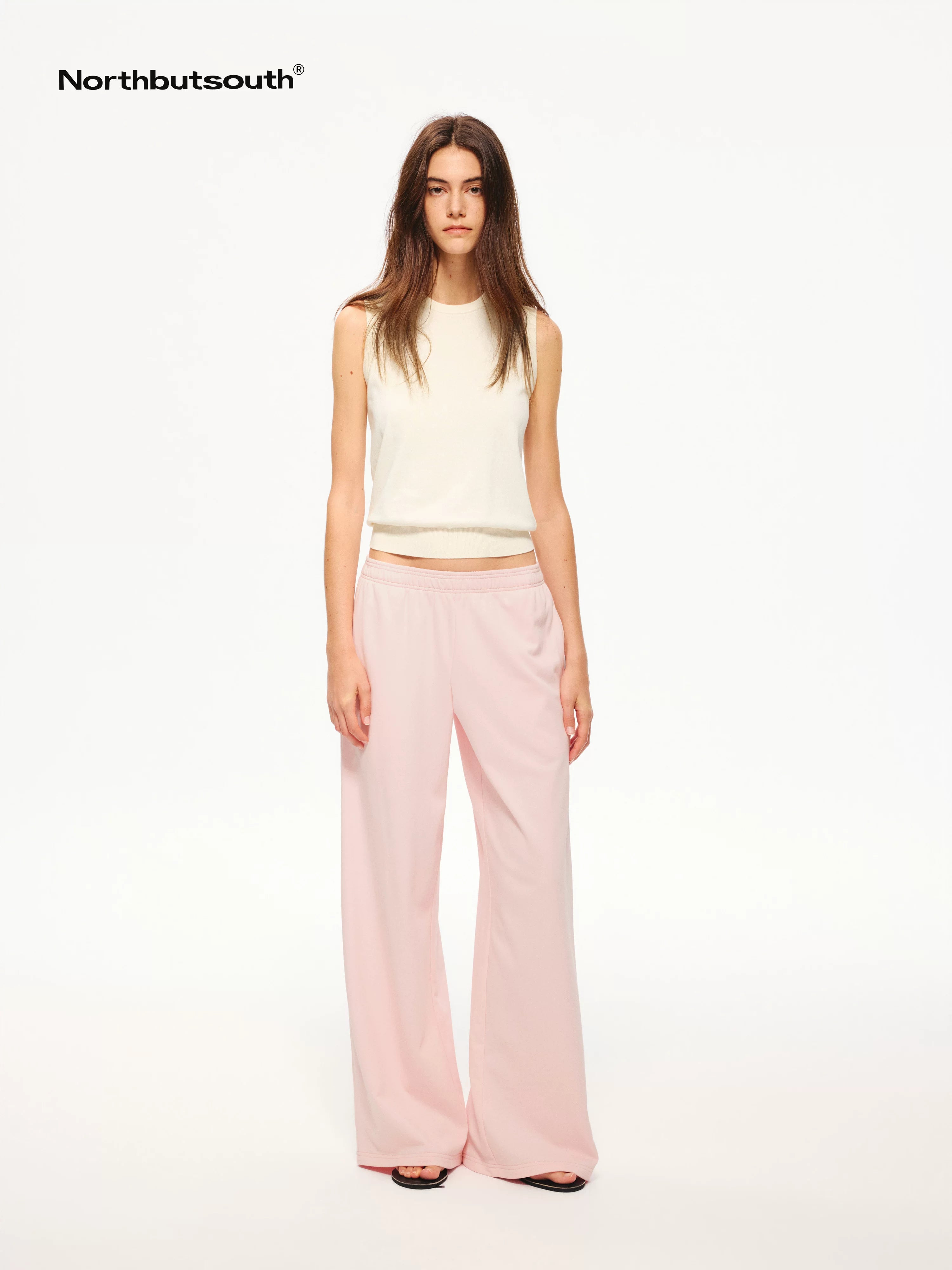 Lightweight Elastic Waist Drawstring Loose Women&