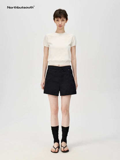 Lightweight Knit T-shirt In Multiple Colors