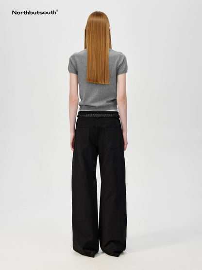 Lightweight Knit T-shirt In Multiple Colors