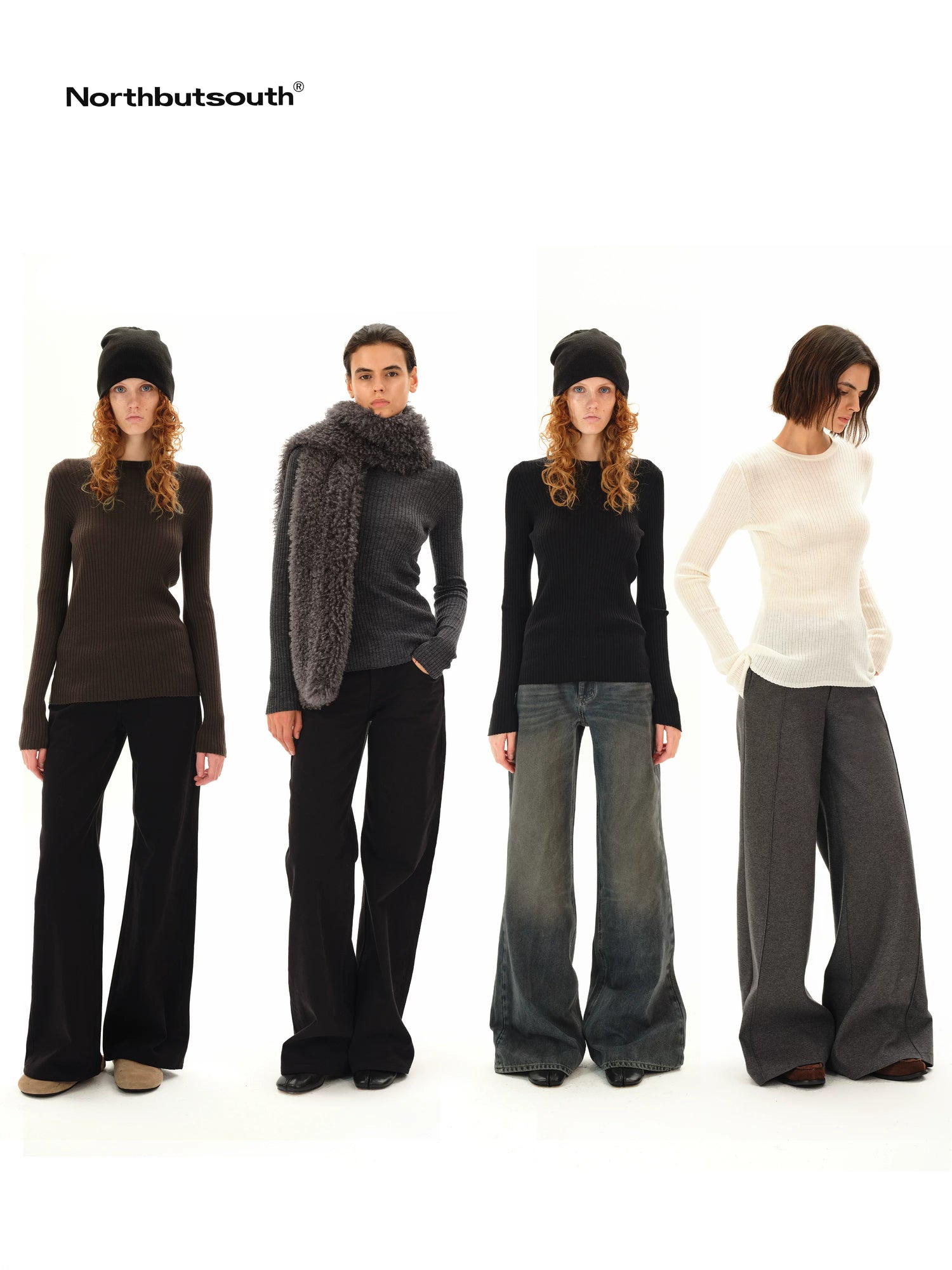 Lightweight Ribbed Crew Neck Women&