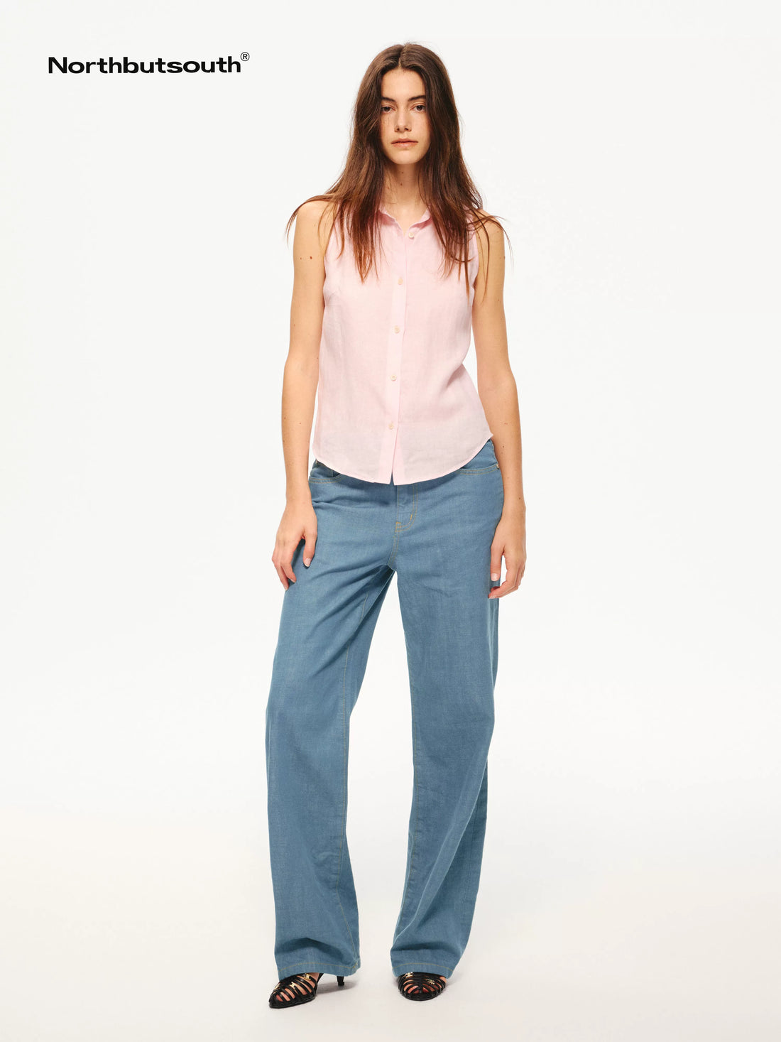 Lightweight Single Button Off Shoulder Sleeveless Women&