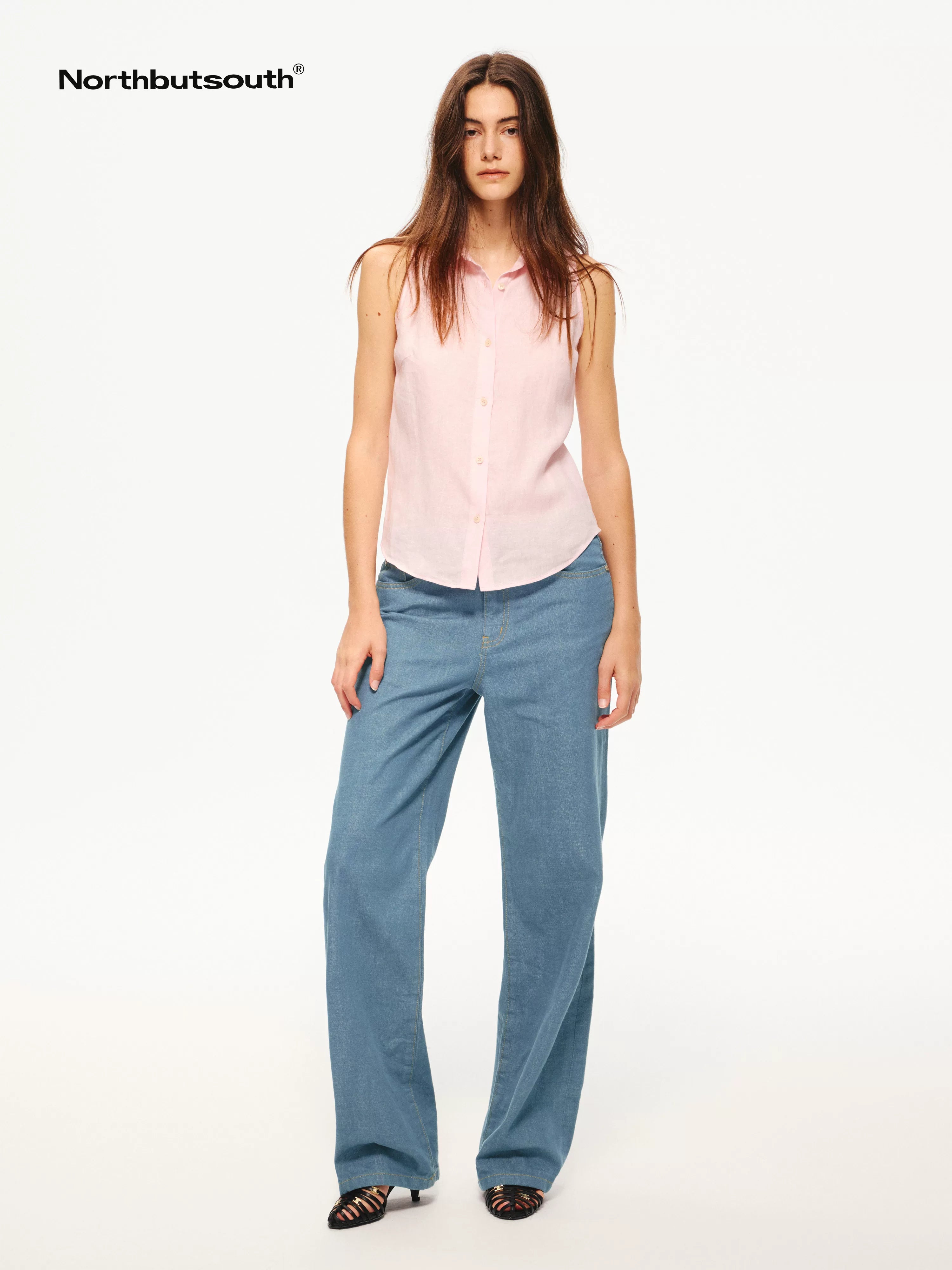 Lightweight Single Button Off Shoulder Sleeveless Women&