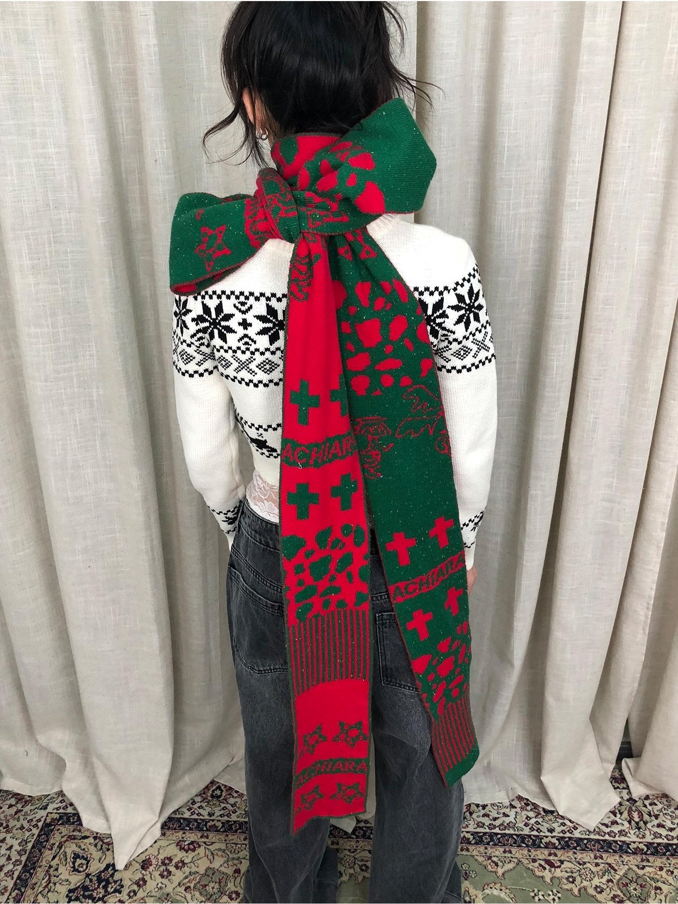 Limited Edition Sold Out No Restocking Christmas Retro Christmas Scarf 18