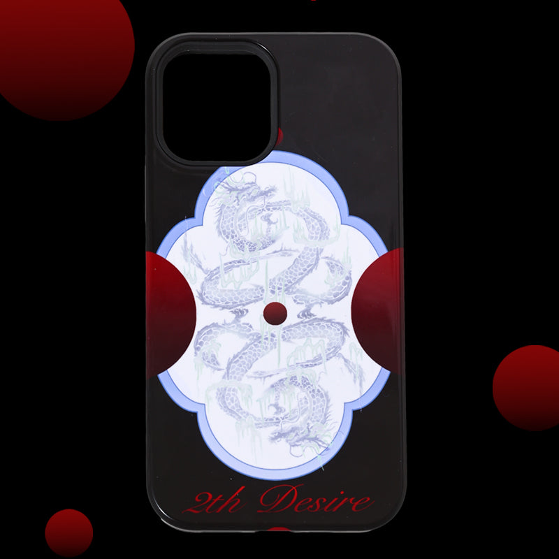 2th Desire Dual Layer Korean Film Case For Iphone Dragon Year Design