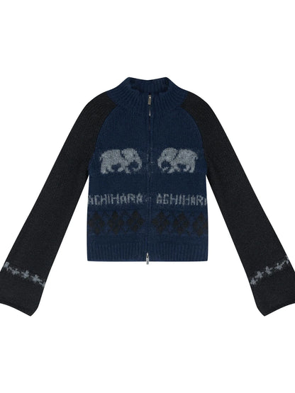 Babar Story Alpaca Knit Sweater