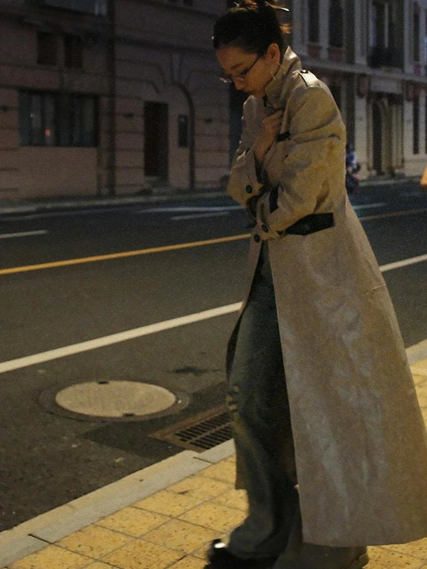 Long Faux Leather Jacket For Women Coats