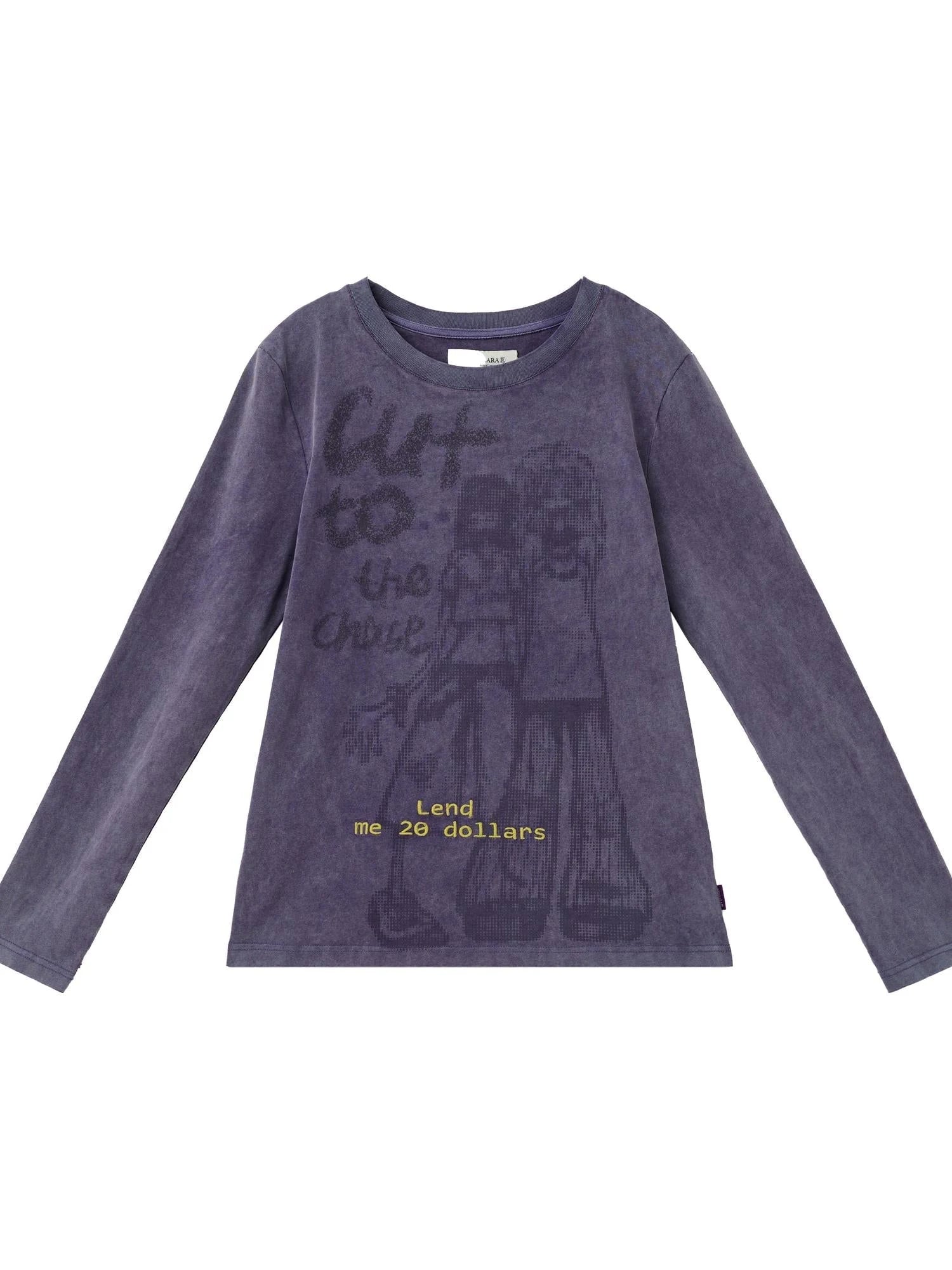 Bestie Borrowed Tee Retro Washed Cotton