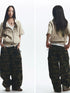 Loose Stand Collar Multi Panel Ribbed Hoodie With Double Zipper