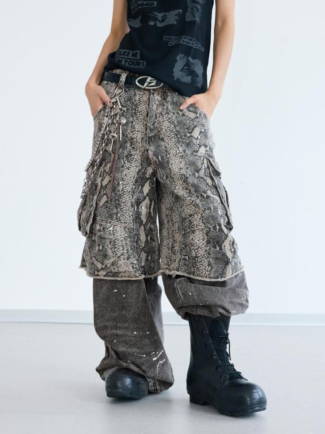 Peoplesense Loose Washed Cotton Unisex Overalls