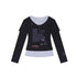 Achihara Distressed Love Letter Print Long Sleeve Tee
