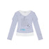Achihara Distressed Love Letter Print Long Sleeve Tee