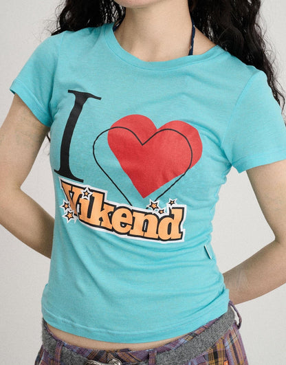 Achihara Love Weekend Double Layer Tee Summer 2025
