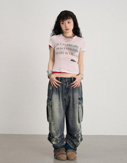 Achihara Love Weekend Double Layer Tee Summer 2025