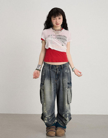 Achihara Love Weekend Double Layer Tee Summer 2025