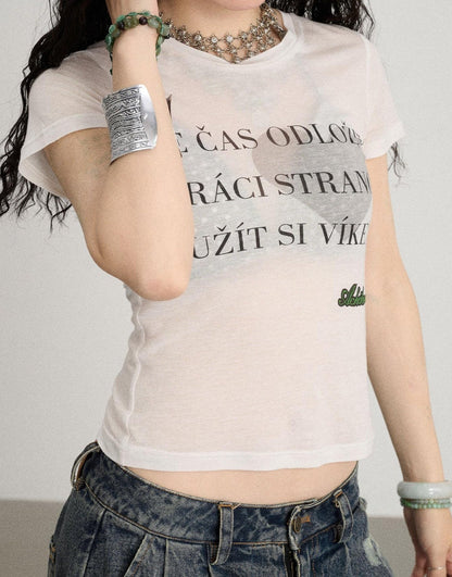 Achihara Love Weekend Double Layer Tee Summer 2025