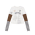 Achihara Rodman Inspired Slim Fit Basketball Tee Long Sleeve Layering Top