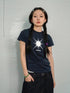 Achihara Mercury Navy Slim Fit Short Sleeve Cotton T Shirt