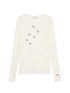 Achihara Starry Sunscreen Print Knit Tee