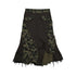 Update c Asymmetrical Patchwork Slit Mermaid Skirt
