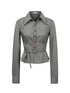 Mito_de_dar_Acetate_Checkered_Button_Up_Tie_Belt_Shirt_MISSTT