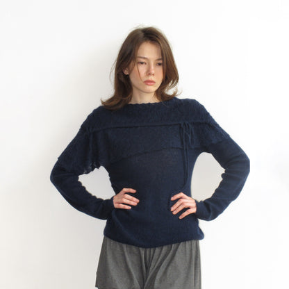 Mito_de_dar_Asymmetric_Tie_Cape_Mohair_Wool_Knit_Women&