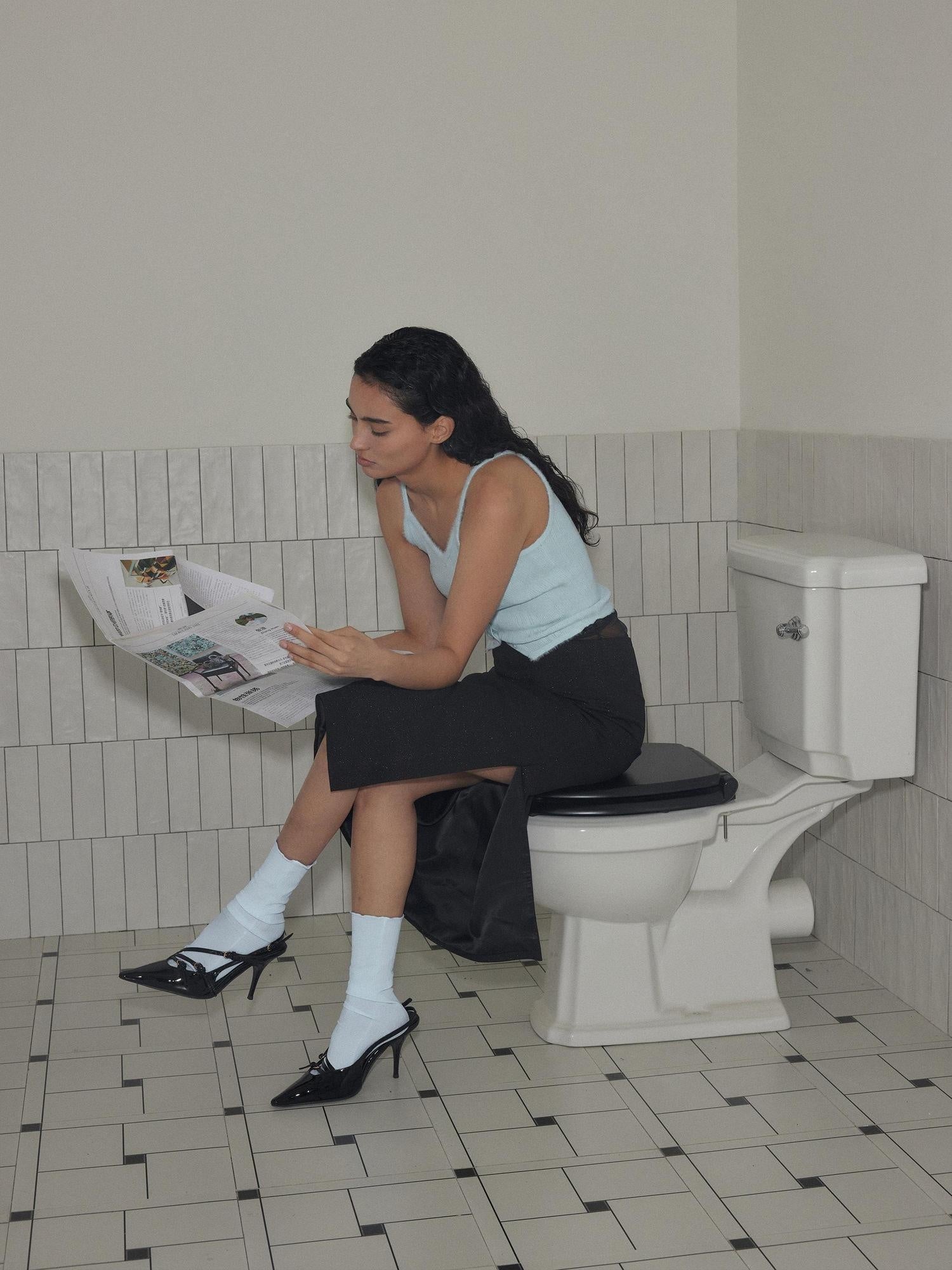 Mito de dar Backless Patchwork Slim Fit Spaghetti Strap Mist Blue Solid Wool Blend Tank Tops