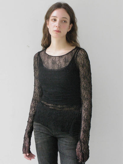 Mito_de_dar_Elastic_Hollow_Lace_Side_Slit_Knit_Tee_MISSTT