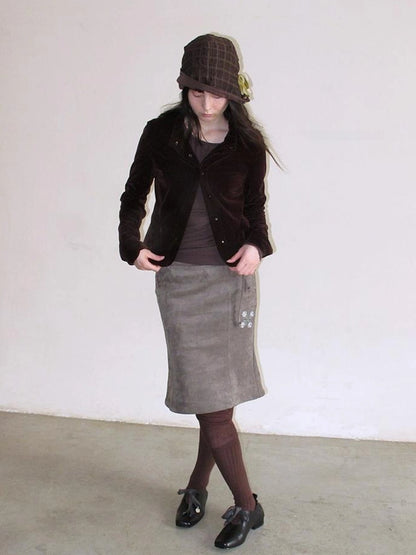 Mito de dar European Soft Cowhide Square Toe Mary Janes With Color Block Laces