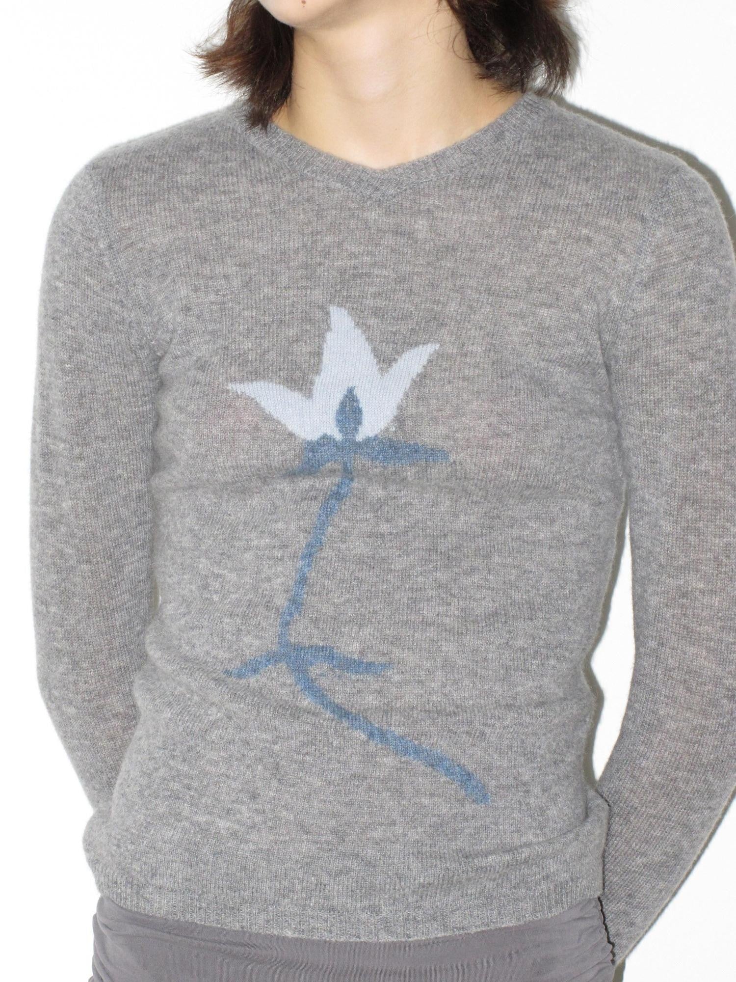 Mito de dar Gladiolus V-neck Slim Knit Women&