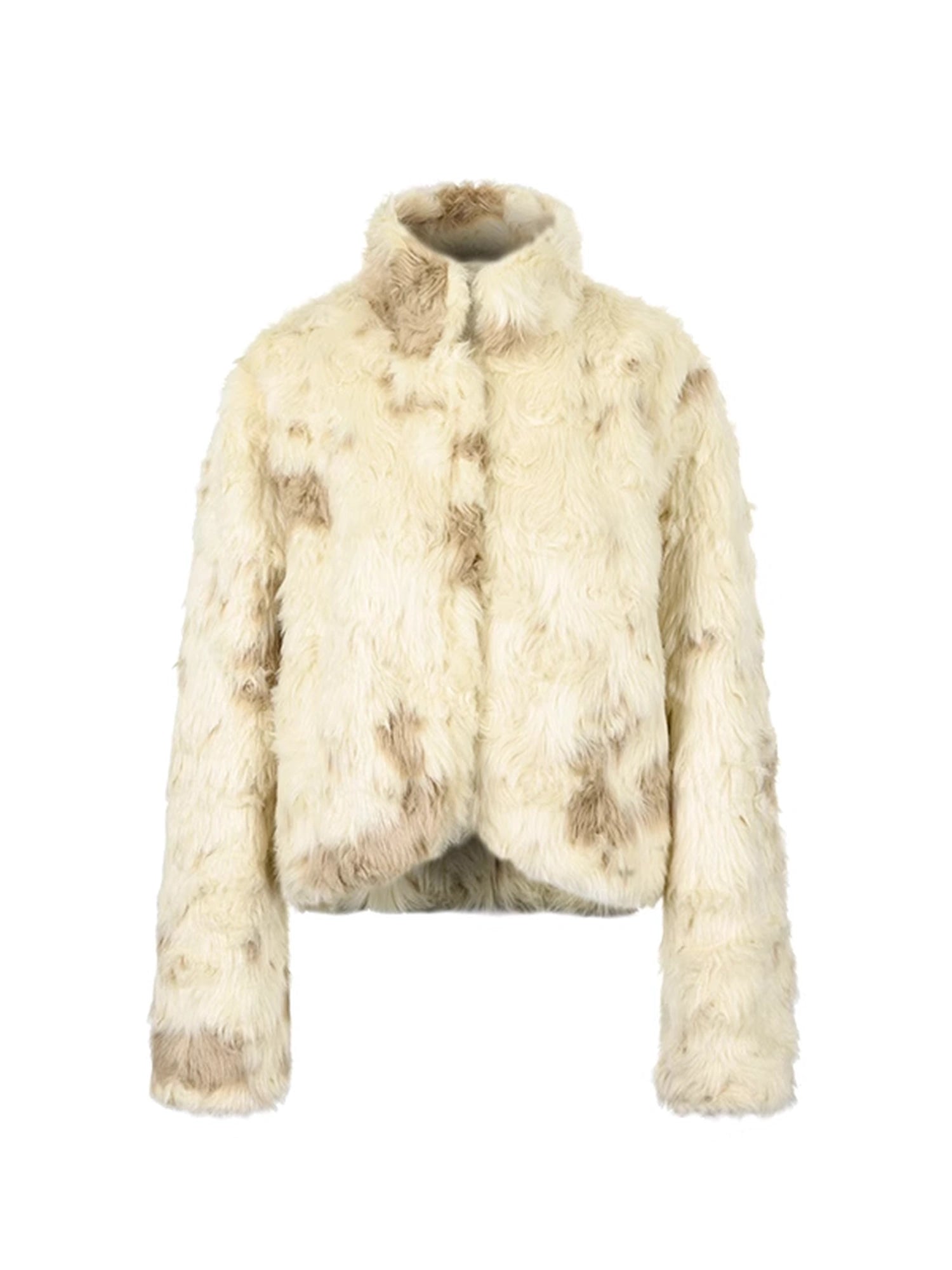 Mito_de_dar_Gradually_Dyed_White_Brown_Gorilla_Roll_Short_Fur_Coat_MISSTT