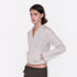 Mito de dar Gray V-neck Slim Zip Raglan Sun Protective Women&