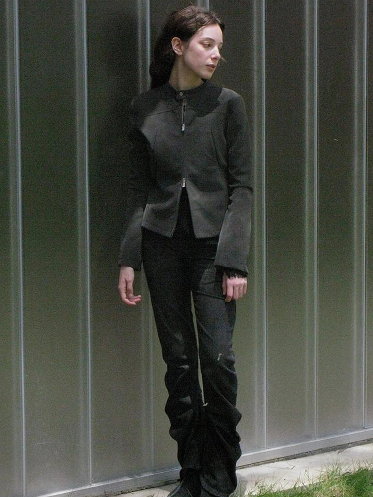Mito de dar Misty Fit Short Leather Jacket