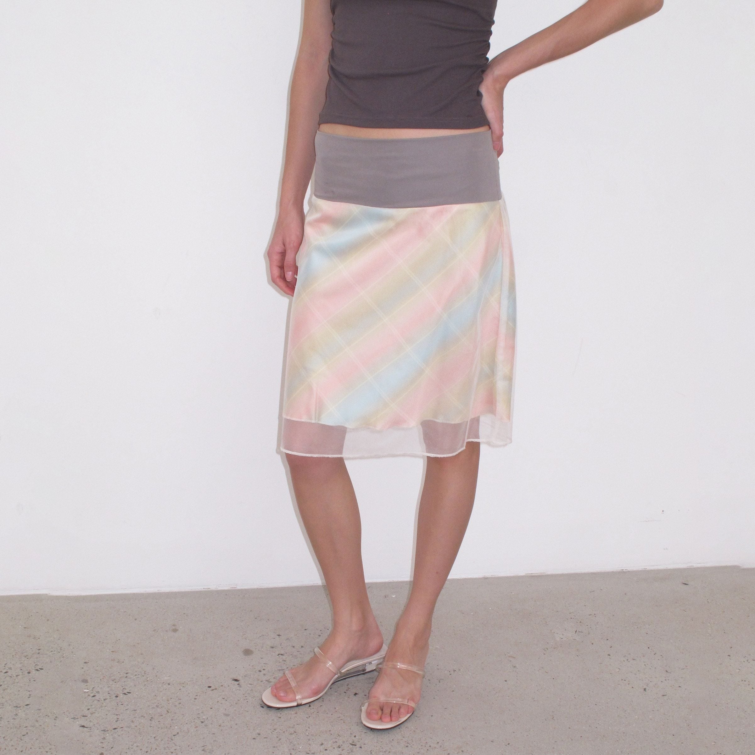 Mito_de_dar_Misty_Sheer_Colorful_Plaid_Patchwork_Knit_Women&