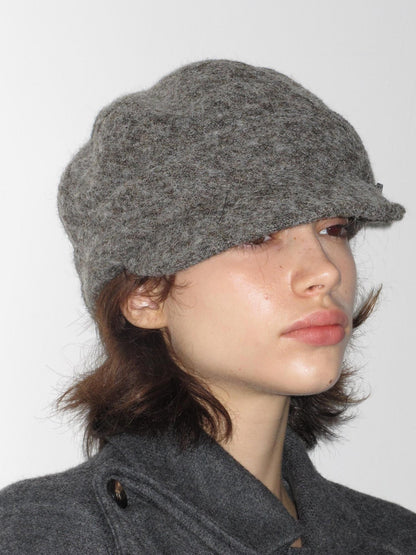 Mito de dar Pleated Metal Button Wool Blend Women&