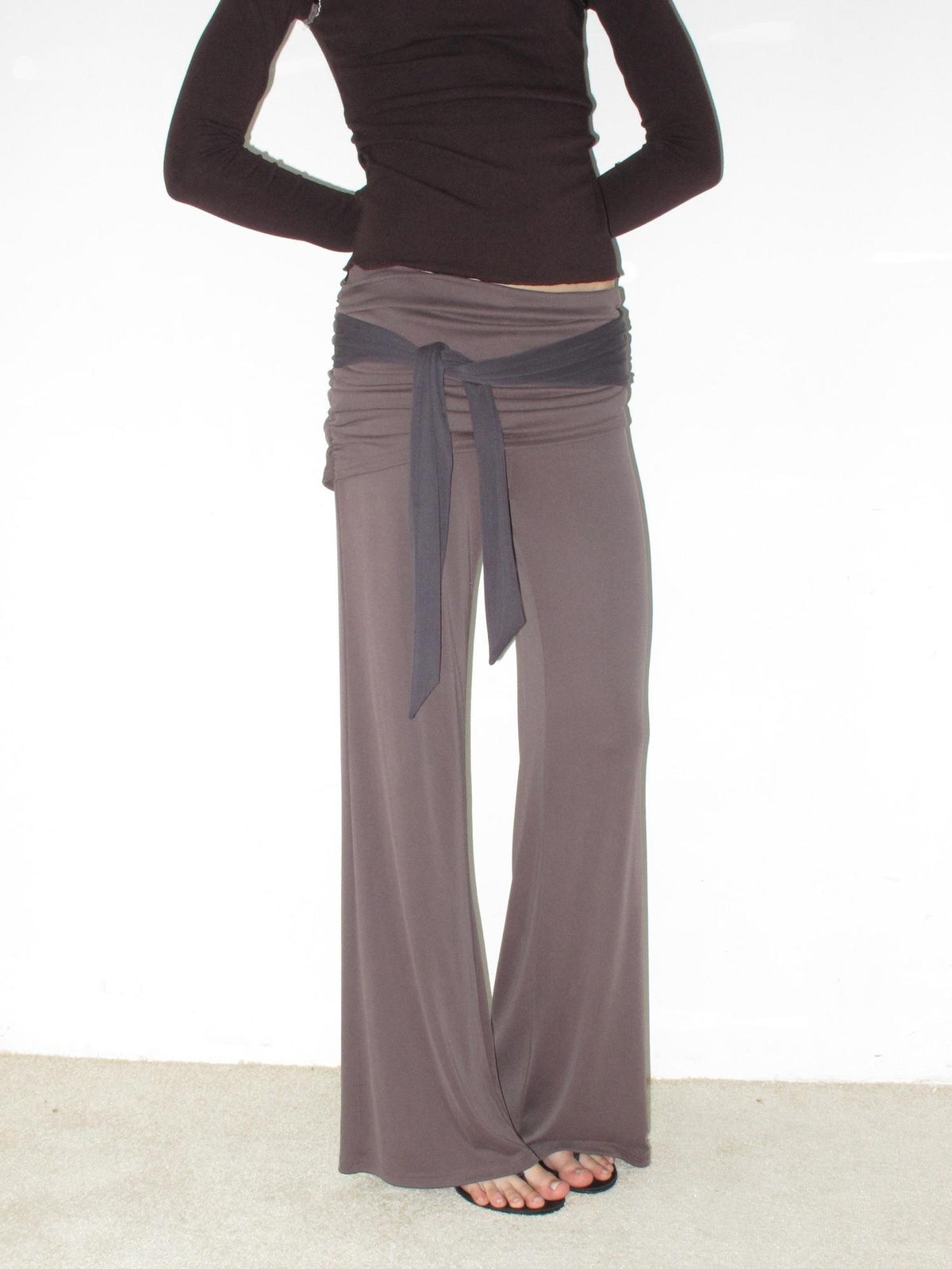 Mito de dar Sandwashed Drawstring High Stretch Skin Friendly Women&