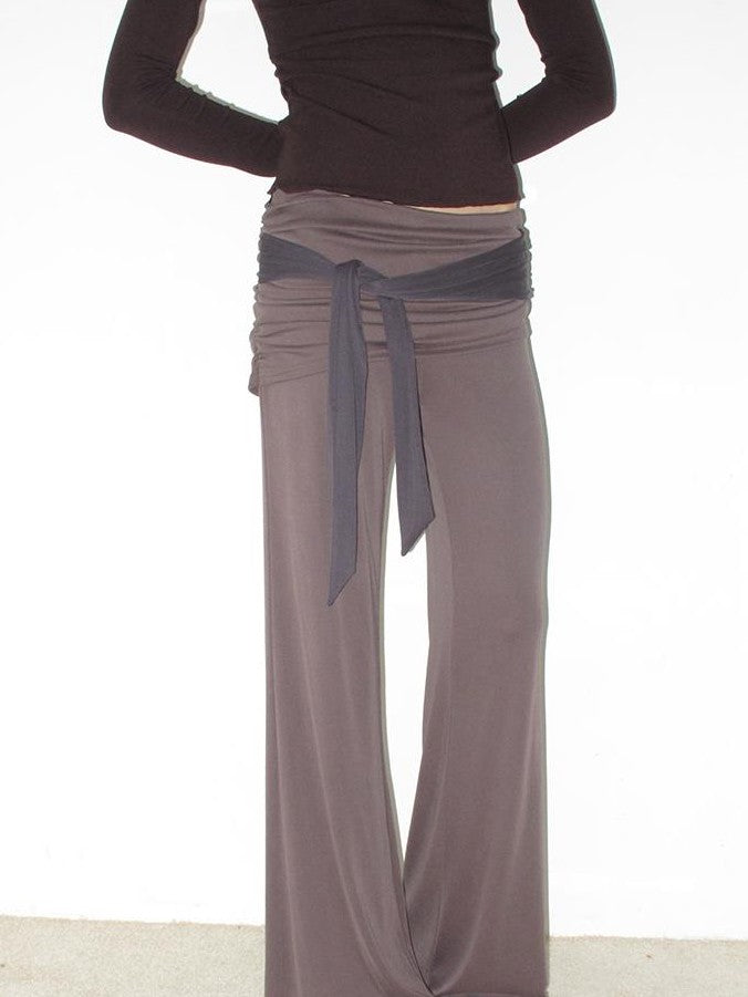 Mito de dar Sandwashed Drawstring High Stretch Skin Friendly Women&