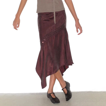 Mito_de_dar_Shape_Stable_Cupro_Sequin_Side_Slit_Asymmetrical_Mid_Waist_For_Women_Midi_Skirt_MISSTT