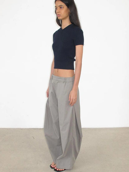 Mito de dar Side Slant Opening Drawstring Cargo Jogger Pants