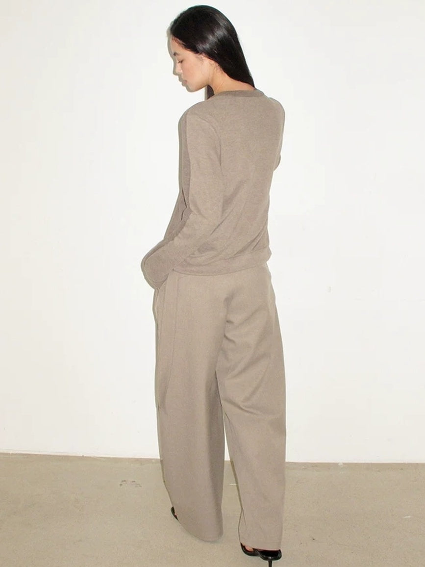 Mito de dar Skin Friendly Acrylic Blend Colorblock Relaxed Fit Cropped Crew Neck Cardigans