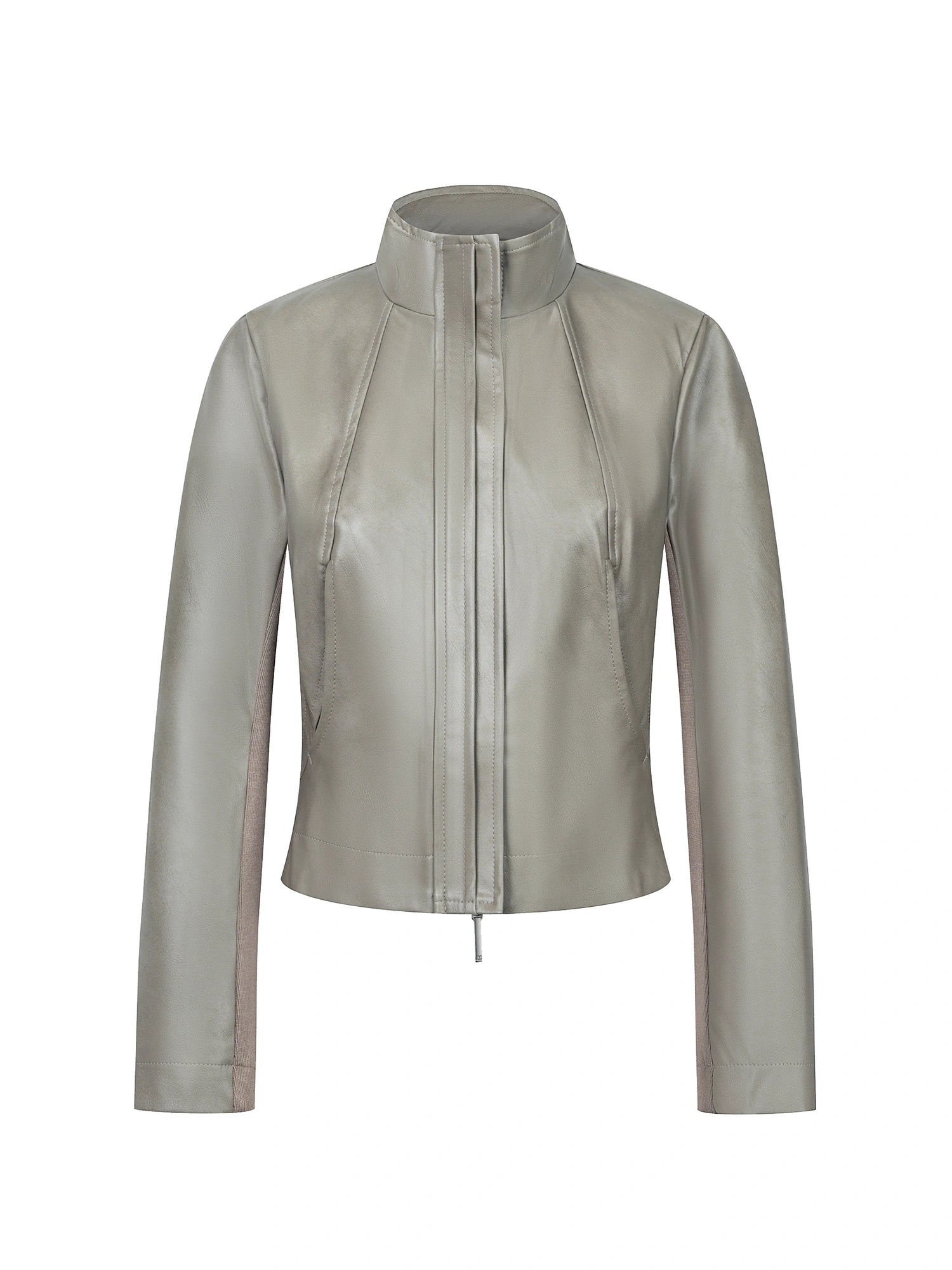 Mito_de_dar_Slim_Fit_Seven_Quarter_Sleeve_Waist_Cinching_Pu_Leather_Jacket_MISSTT