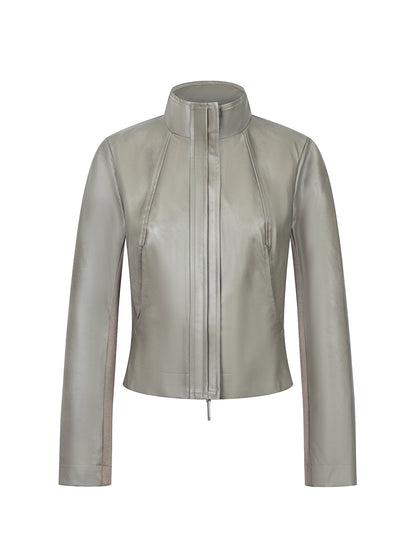 Mito_de_dar_Slim_Fit_Seven_Quarter_Sleeve_Waist_Cinching_Pu_Leather_Jacket_MISSTT